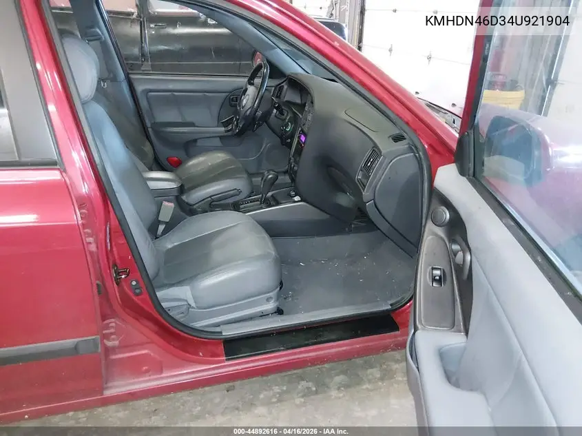 KMHDN46D34U921904 2004 Hyundai Elantra Gls/Gt