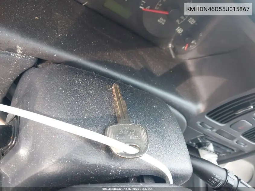 KMHDN46D55U015867 2005 Hyundai Elantra Gls/Gt