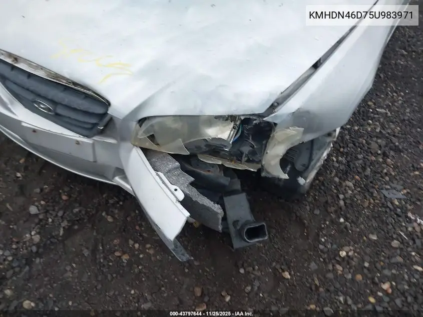 KMHDN46D75U983971 2005 Hyundai Elantra Gls/Gt