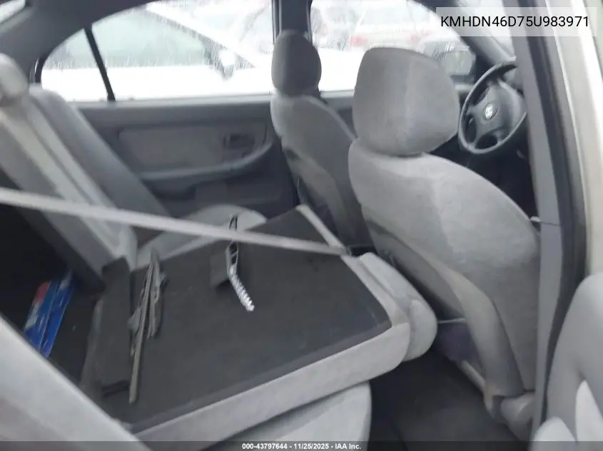 KMHDN46D75U983971 2005 Hyundai Elantra Gls/Gt