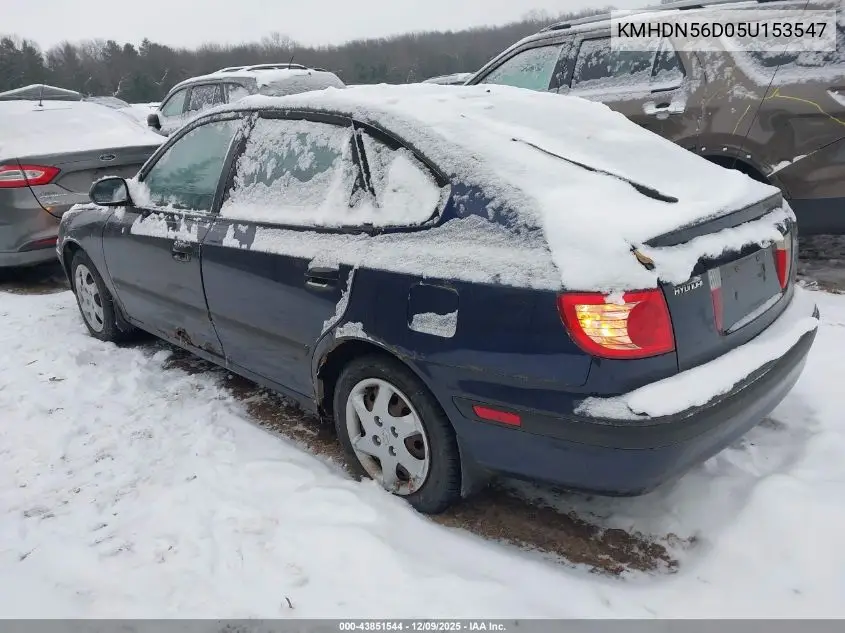 KMHDN56D05U153547 2005 Hyundai Elantra Gls/Gt