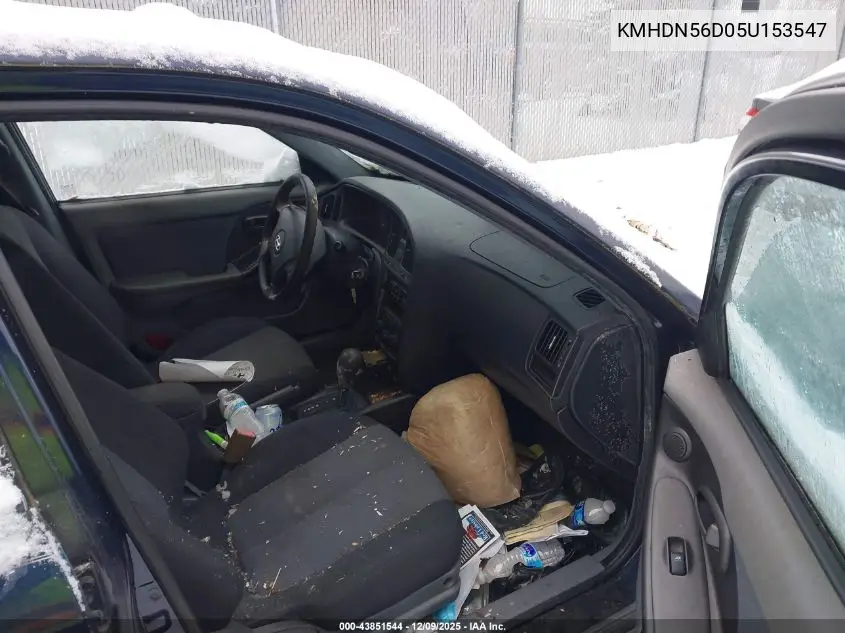 KMHDN56D05U153547 2005 Hyundai Elantra Gls/Gt