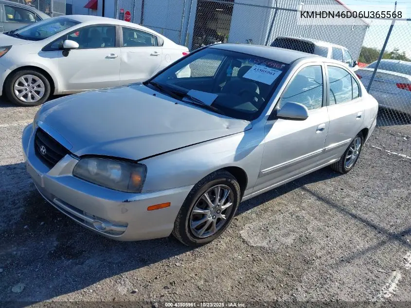 KMHDN46D06U365568 2006 Hyundai Elantra Gls/Limited