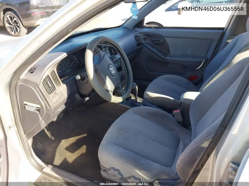 KMHDN46D06U365568 2006 Hyundai Elantra Gls/Limited