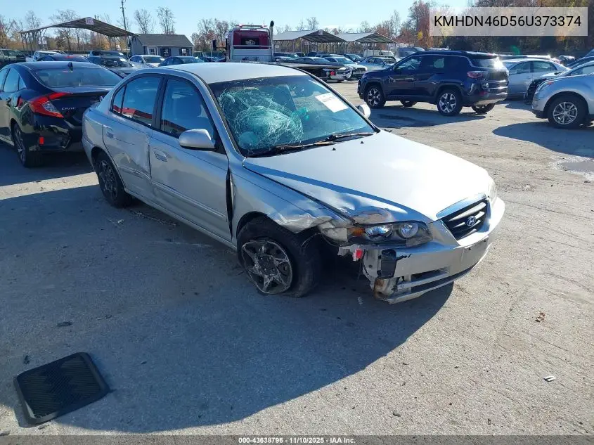 KMHDN46D56U373374 2006 Hyundai Elantra Gls/Limited