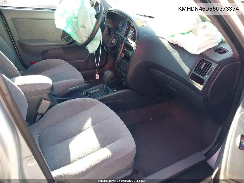 KMHDN46D56U373374 2006 Hyundai Elantra Gls/Limited