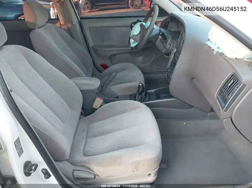 KMHDN46D56U245152 2006 Hyundai Elantra Gls/Limited