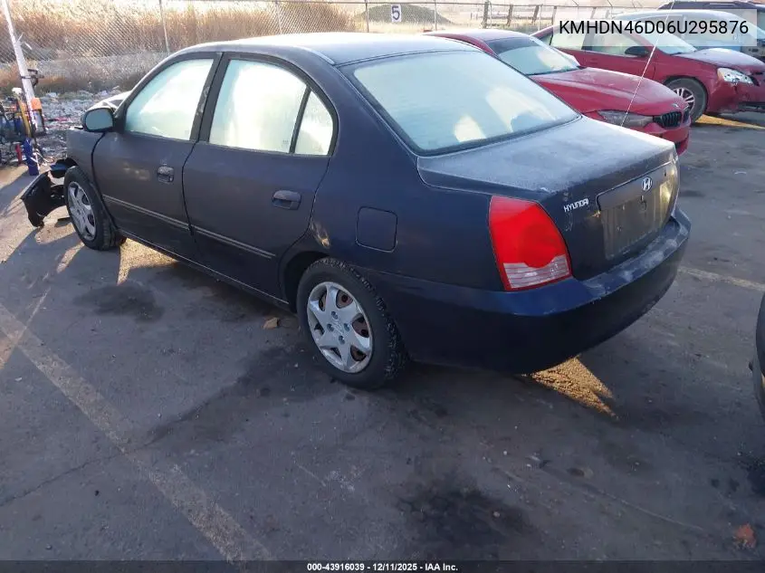 KMHDN46D06U295876 2006 Hyundai Elantra Gls/Limited