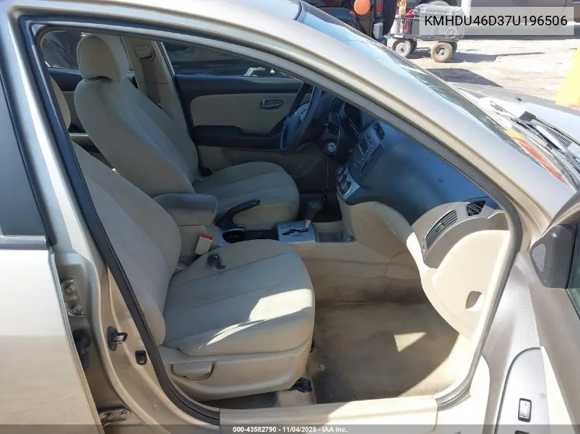 KMHDU46D37U196506 2007 Hyundai Elantra Gls/Limited/Se