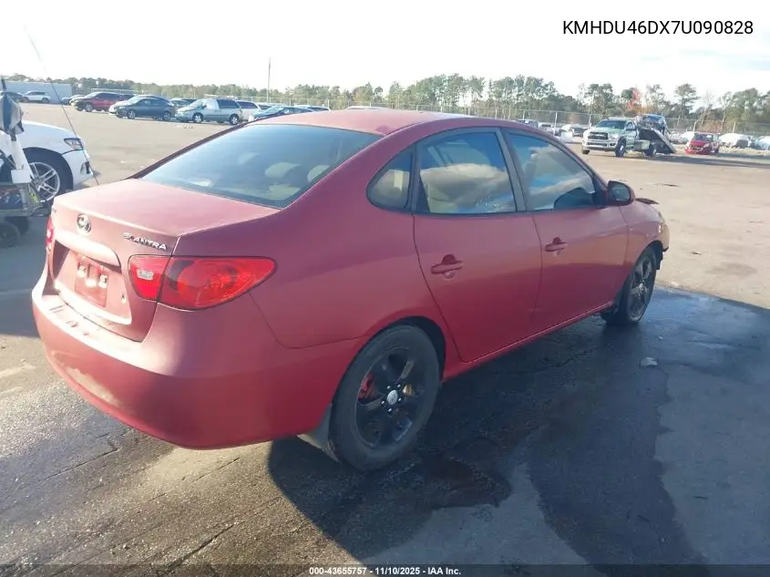 KMHDU46DX7U090828 2007 Hyundai Elantra Gls/Limited/Se