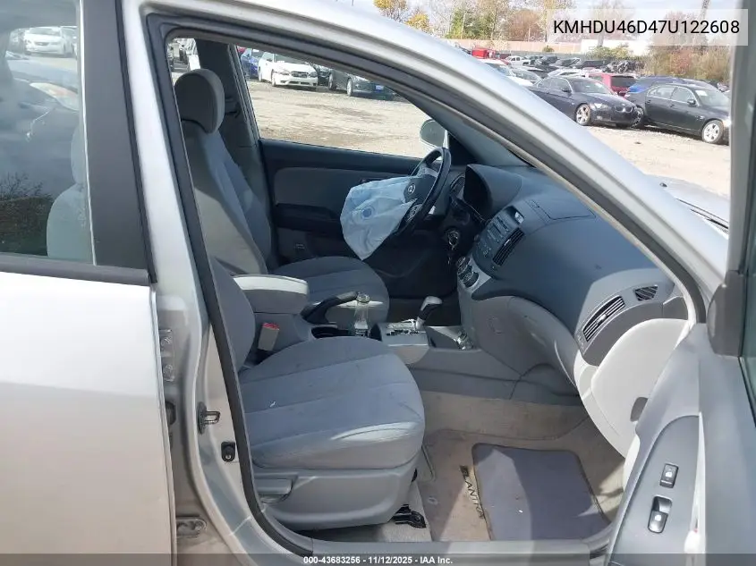 KMHDU46D47U122608 2007 Hyundai Elantra Gls/Limited/Se