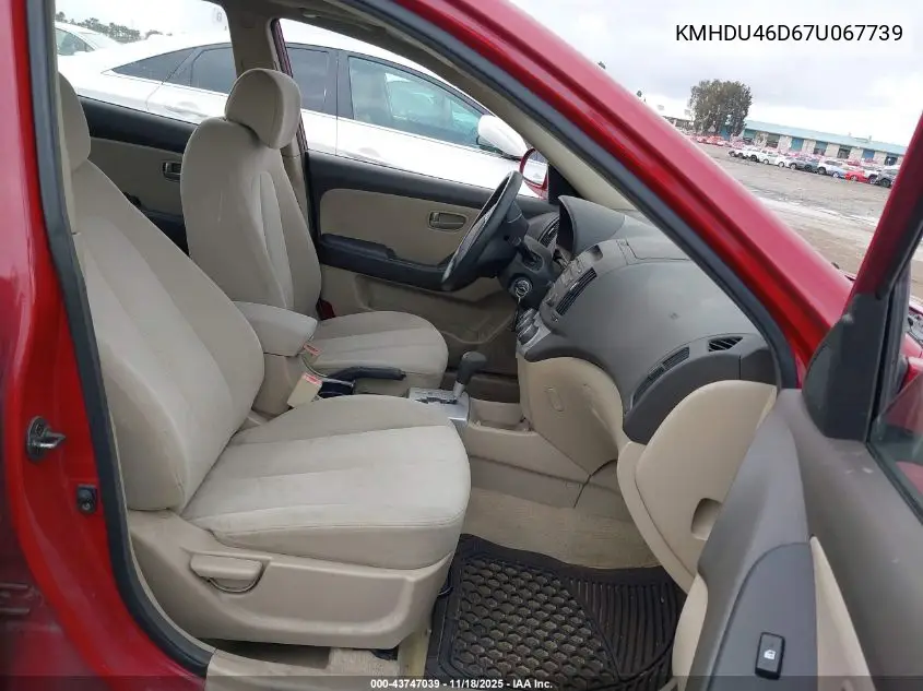 KMHDU46D67U067739 2007 Hyundai Elantra Gls/Limited/Se