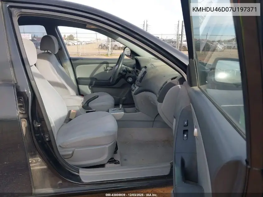 KMHDU46D07U197371 2007 Hyundai Elantra Gls/Limited/Se