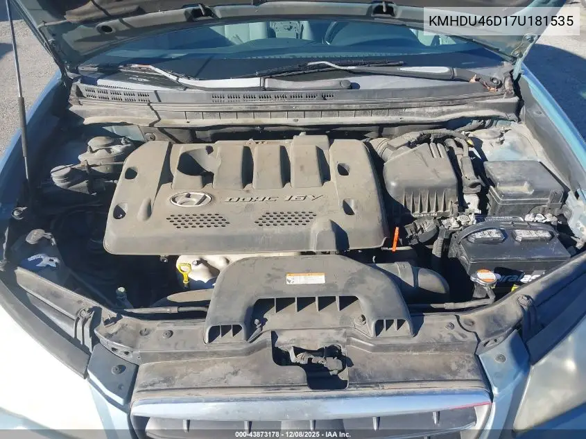 KMHDU46D17U181535 2007 Hyundai Elantra Gls/Limited/Se