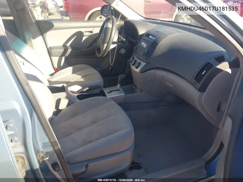 KMHDU46D17U181535 2007 Hyundai Elantra Gls/Limited/Se