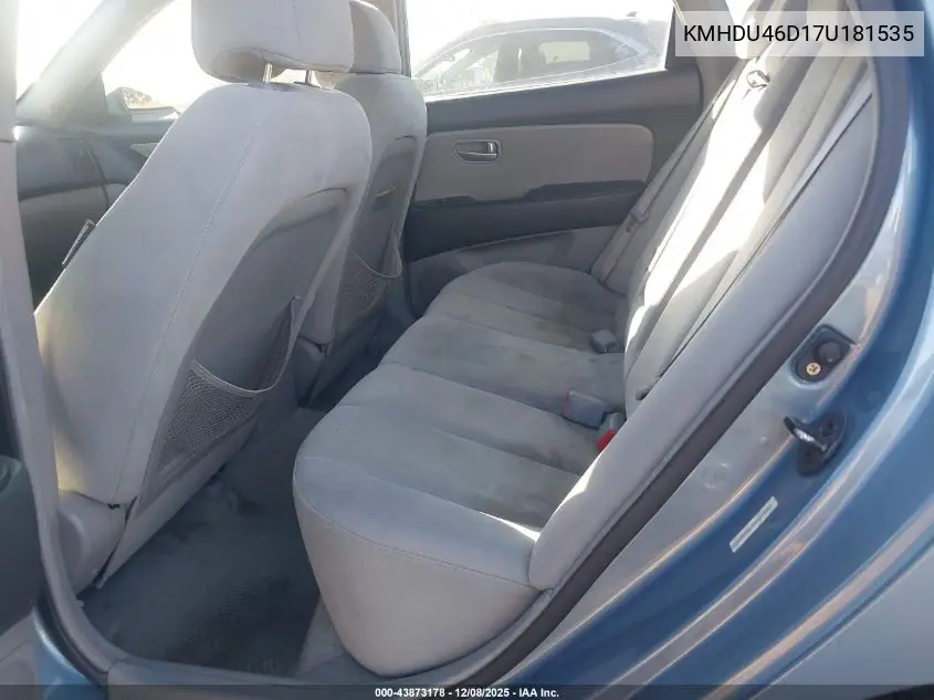 KMHDU46D17U181535 2007 Hyundai Elantra Gls/Limited/Se