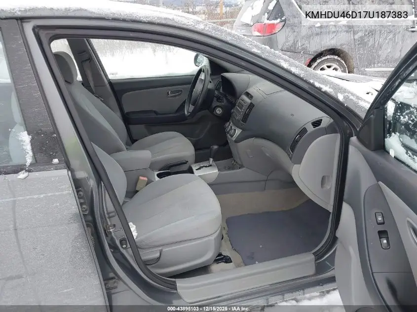 KMHDU46D17U187383 2007 Hyundai Elantra Gls/Limited/Se