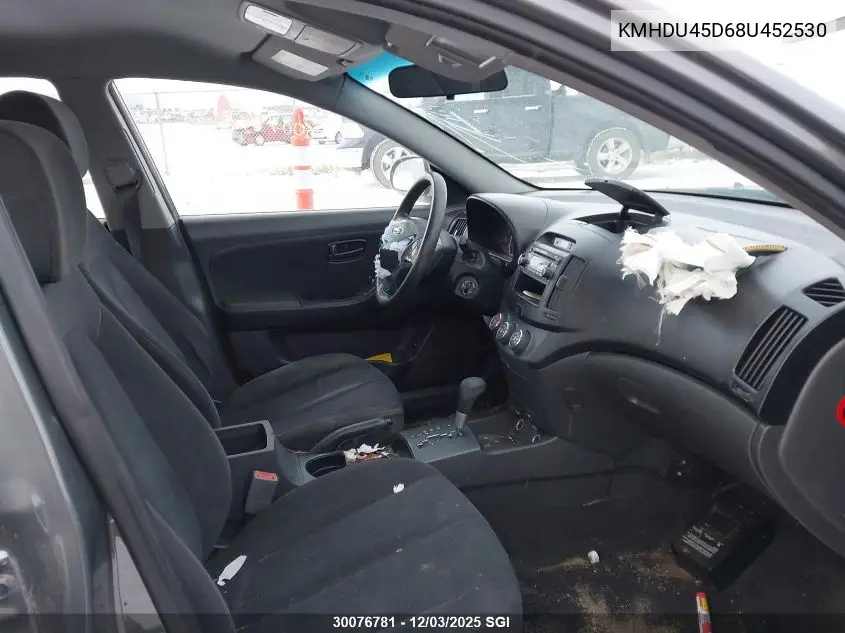 KMHDU45D68U452530 2008 Hyundai Elantra Gl/Gls