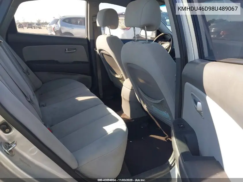 KMHDU46D98U489067 2008 Hyundai Elantra Gls/Se