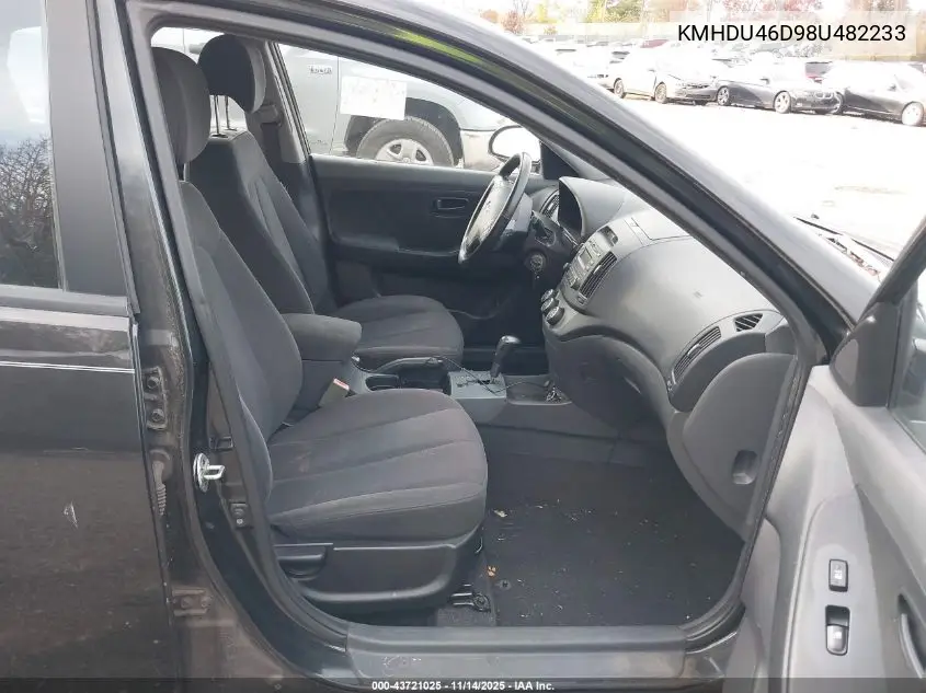 KMHDU46D98U482233 2008 Hyundai Elantra Gls/Se