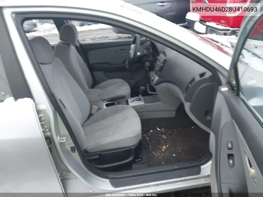 KMHDU46D28U410693 2008 Hyundai Elantra Gls/Se