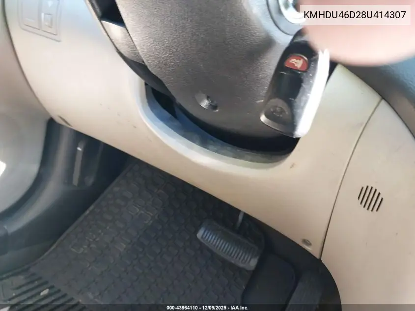 KMHDU46D28U414307 2008 Hyundai Elantra Gls/Se