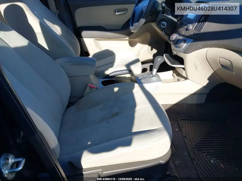 KMHDU46D28U414307 2008 Hyundai Elantra Gls/Se