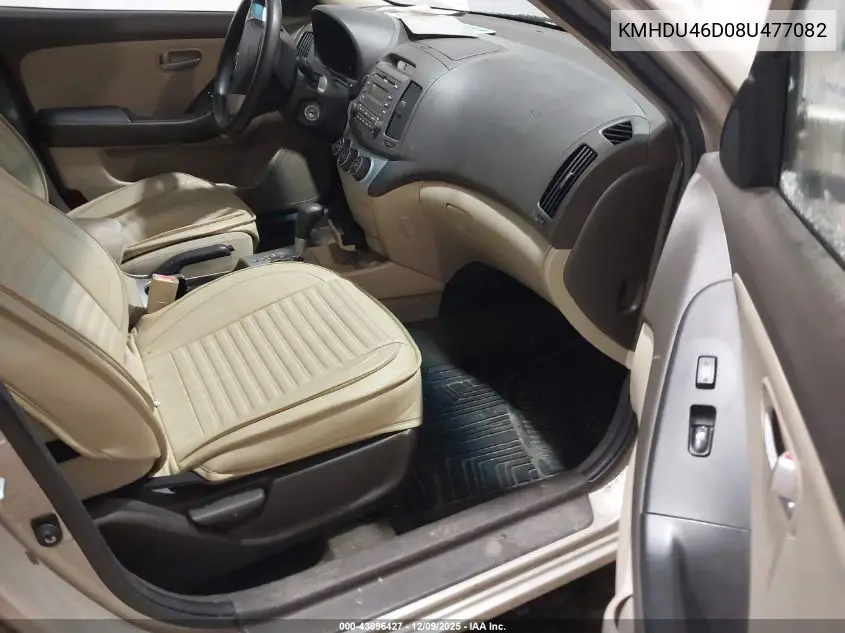 KMHDU46D08U477082 2008 Hyundai Elantra Gls/Se