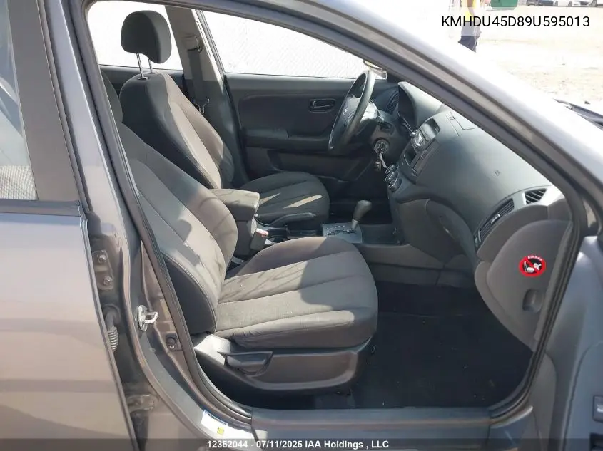 KMHDU45D89U595013 2009 Hyundai Elantra Gls/Se
