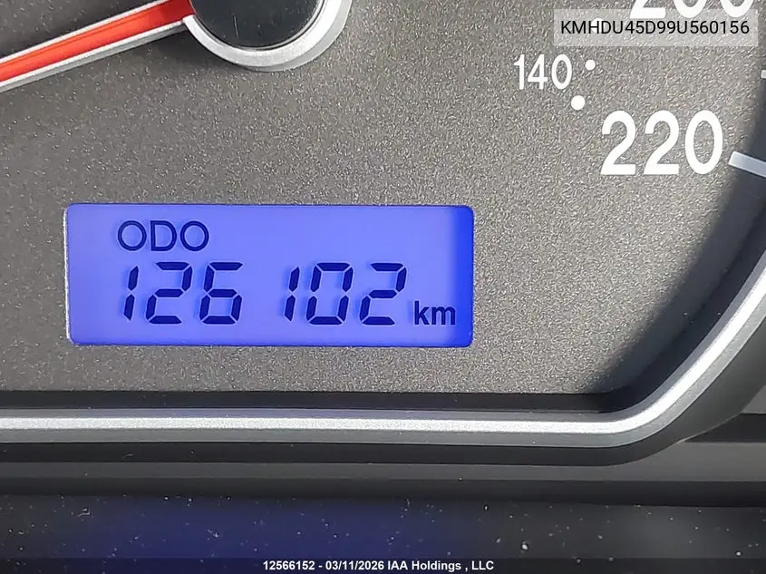 KMHDU45D99U560156 2009 Hyundai Elantra Gl/L