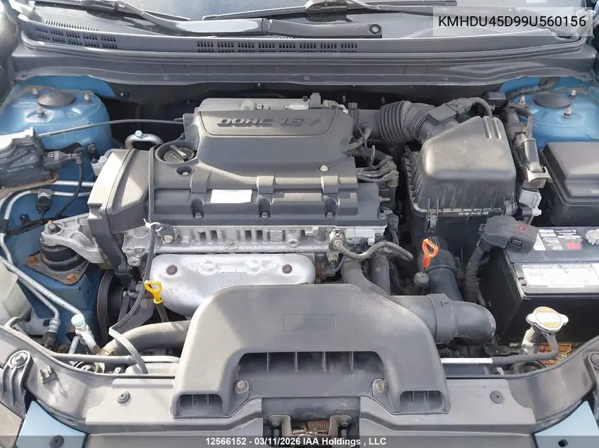 KMHDU45D99U560156 2009 Hyundai Elantra Gl/L