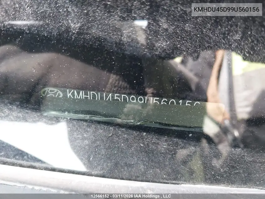 KMHDU45D99U560156 2009 Hyundai Elantra Gl/L