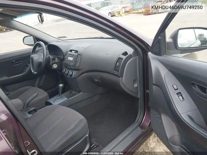 KMHDU46D69U749250 2009 Hyundai Elantra Se