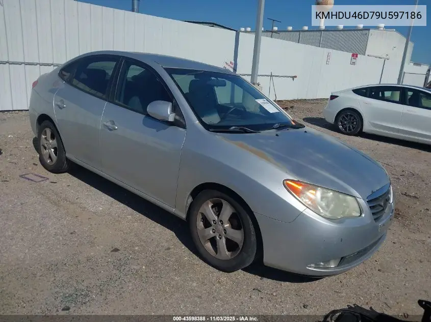 KMHDU46D79U597186 2009 Hyundai Elantra Se