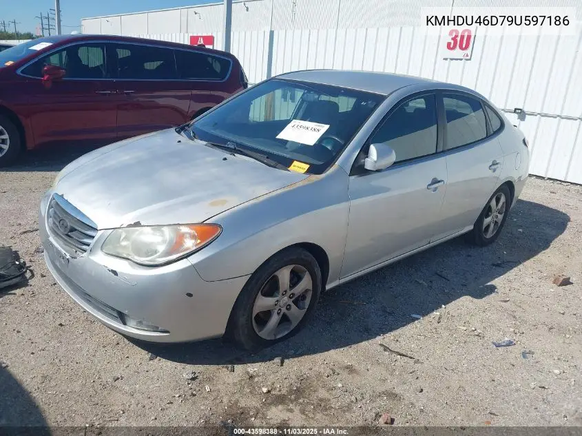 KMHDU46D79U597186 2009 Hyundai Elantra Se