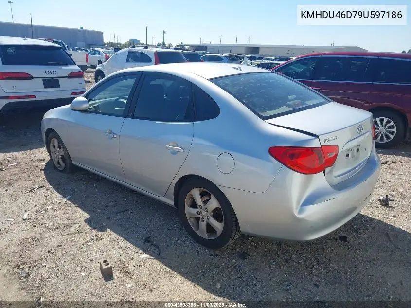 KMHDU46D79U597186 2009 Hyundai Elantra Se