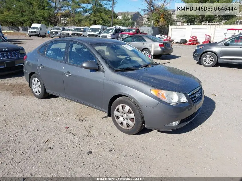 KMHDU46D39U645444 2009 Hyundai Elantra Gls