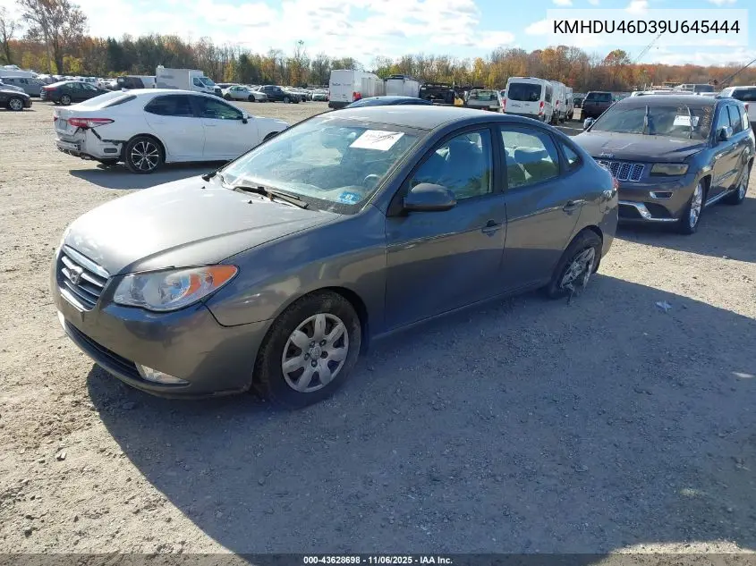 KMHDU46D39U645444 2009 Hyundai Elantra Gls