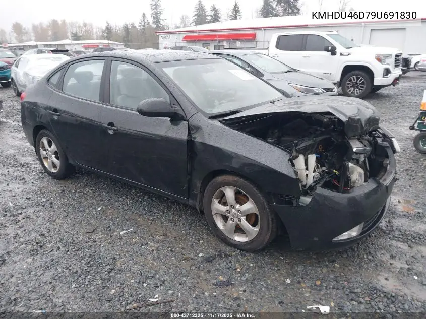 KMHDU46D79U691830 2009 Hyundai Elantra Se