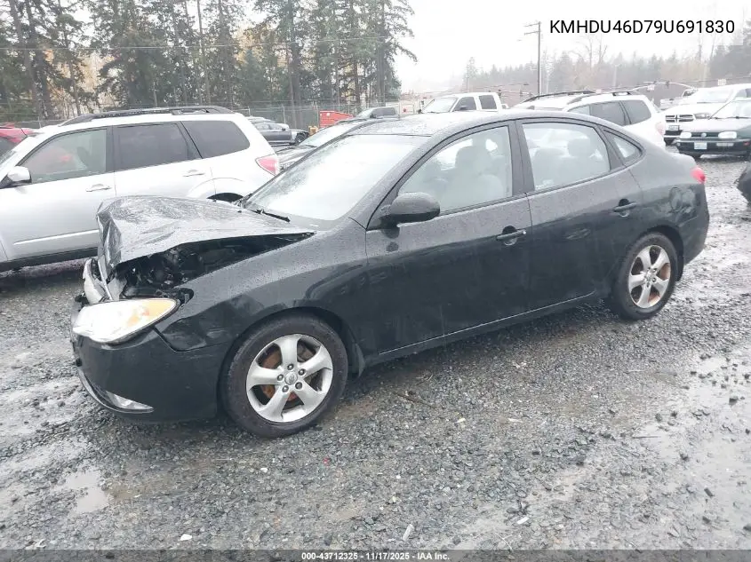 KMHDU46D79U691830 2009 Hyundai Elantra Se