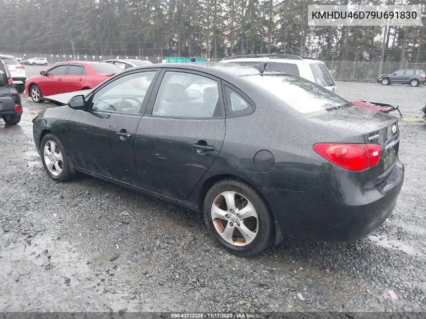 KMHDU46D79U691830 2009 Hyundai Elantra Se