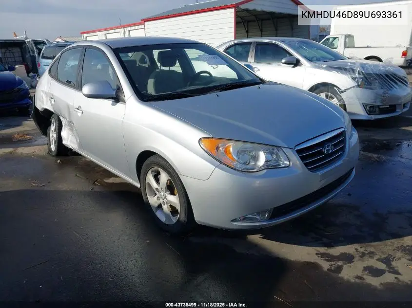 KMHDU46D89U693361 2009 Hyundai Elantra Se