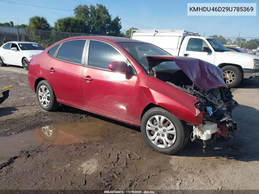 KMHDU46D29U785369 2009 Hyundai Elantra Gls