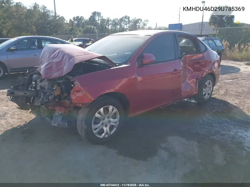 KMHDU46D29U785369 2009 Hyundai Elantra Gls
