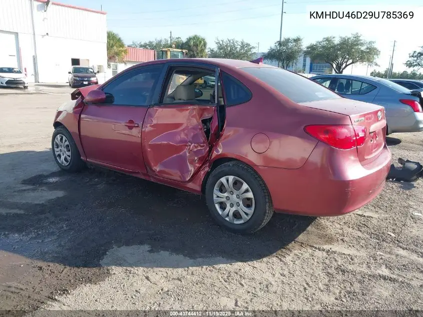 KMHDU46D29U785369 2009 Hyundai Elantra Gls