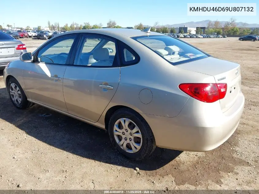 KMHDU46D69U807132 2009 Hyundai Elantra Gls