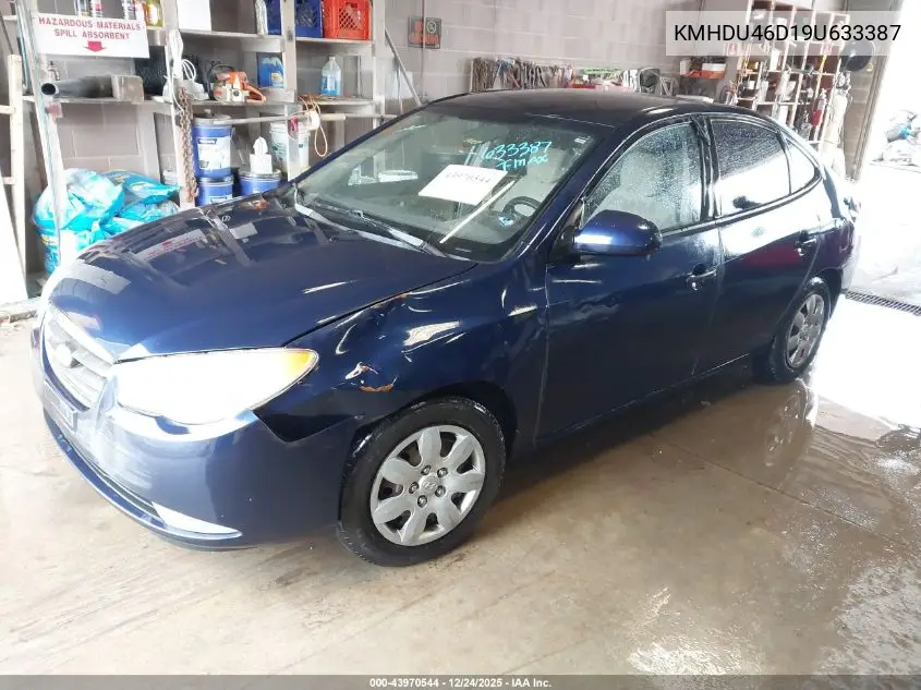 KMHDU46D19U633387 2009 Hyundai Elantra Gls