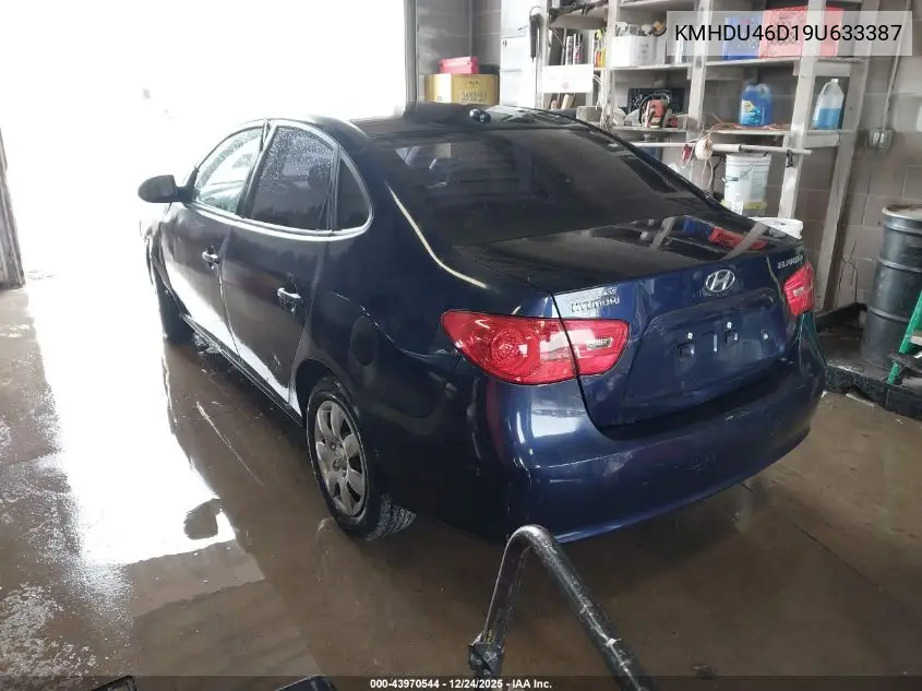 KMHDU46D19U633387 2009 Hyundai Elantra Gls
