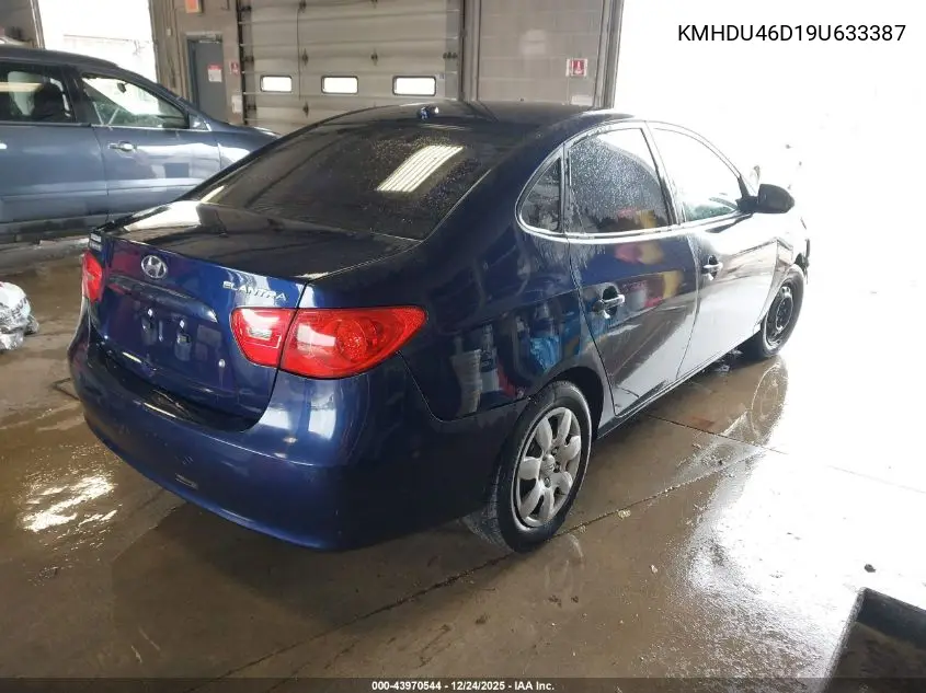 KMHDU46D19U633387 2009 Hyundai Elantra Gls