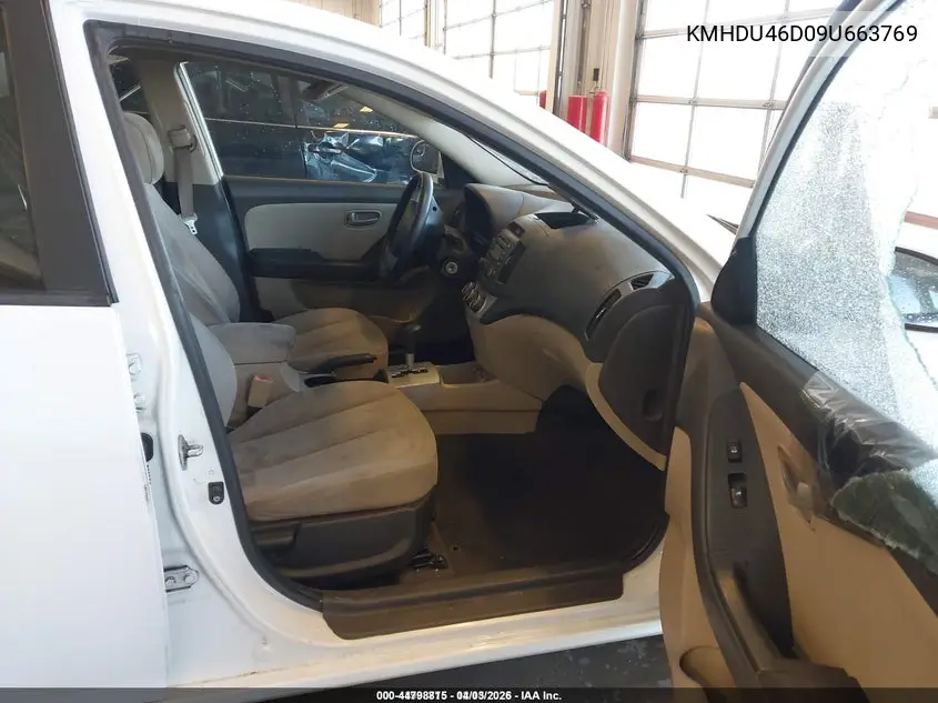 KMHDU46D09U663769 2009 Hyundai Elantra Gls